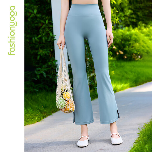 Fan Sheng Yoga Pantalon de yoga de fitness sportif nude mince avec un pantalon de yoga slim et mince à 8 points FC15781W Yun Chenlan M