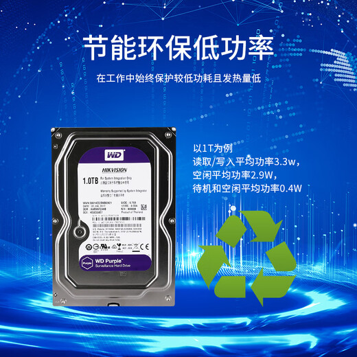海康威视WD西数监控硬盘12346TB监控硬盘监控配件硬盘录像机 4TB【西数/希捷随机发货】
