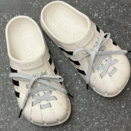 阿迪达斯 （adidas）夏季男女轻便运动拖鞋洞洞鞋沙滩鞋 JH9849 JH9848 JH9848 两幅鞋带偏小一码 36.5 225mm