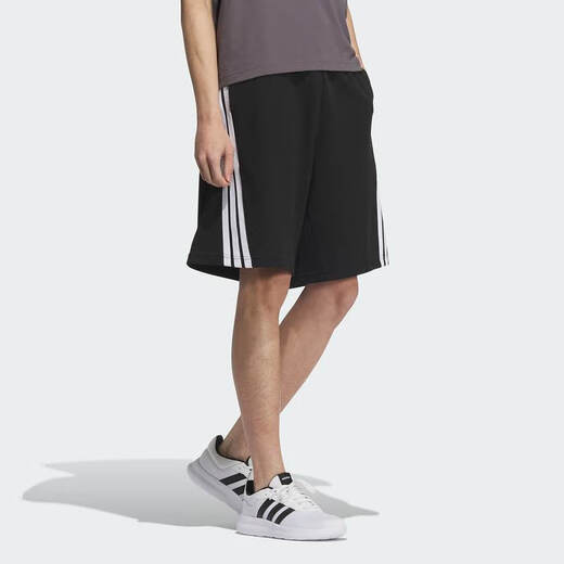 阿迪达斯 （adidas）【劲浪运动】男子五分裤舒适跑步透气宽松运动休闲短裤KC3897 图色 XS
