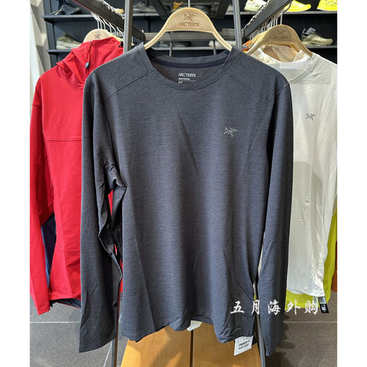 始祖鸟（ARC'TERYX）24款 ARC'TERYX始祖鸟CORMAC CREW男士速干透气圆领长袖T恤9719 STRATUS HEATHER 2XL