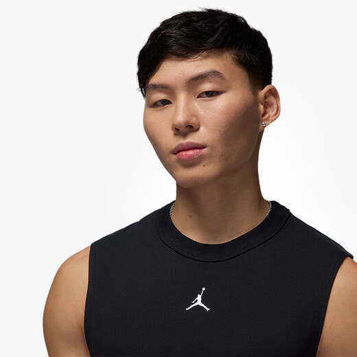 Jordan sports vest men quick-drying sleeveless JORDAN SPORT vest FN5857-010 Black XXL