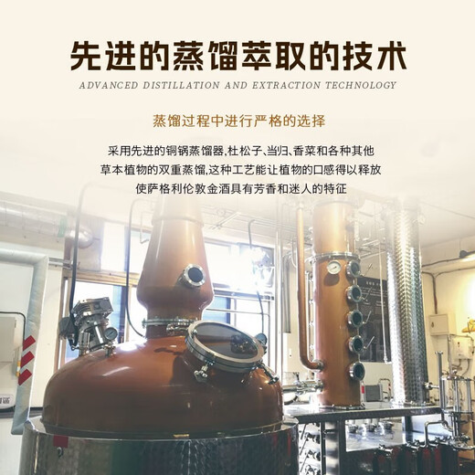 萨格利【国际金奖】荷兰原瓶进口金酒金汤力琴酒洋酒调酒组合500mL 3瓶