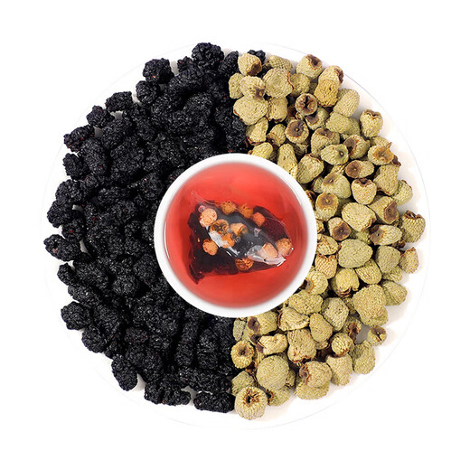美玏桑葚覆盆子组合茶包120g*1袋桑椹干和复盆子可搭枸杞沙苑子泡茶水