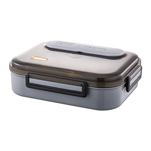 Japonais 316 Isolation en acier inoxydable Boxuse bureau travailleur spécial à grande capacité Boîte à lunch à grande capacité Plaque de repas Micro 316l en acier inoxydable grande taille 5 Grille beige + farine 316L