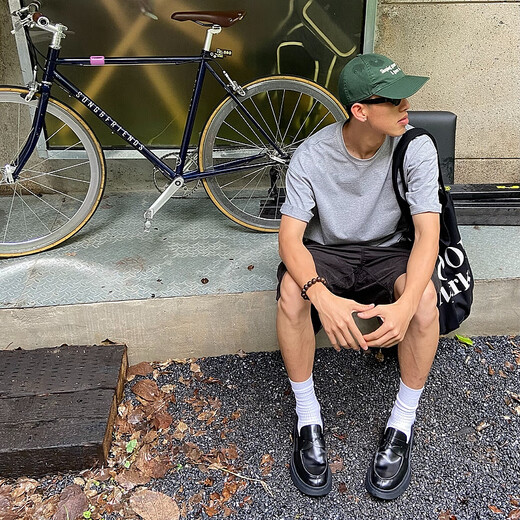 看步（CAMPER）Walden新款男鞋多色复古乐福鞋增高商务通勤户外软底休闲皮鞋 黑色019 42 宽脚/高脚背建议拍偏大一码