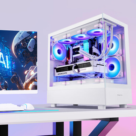 Colorful Core 15th generation U7 265K RTX5060TI/5070TI/5080 5090D graphics card E-sports game Black Myth Wukong AI designed desktop computer assembly machine New product early version U5 230F丨5060 Official new guarantee