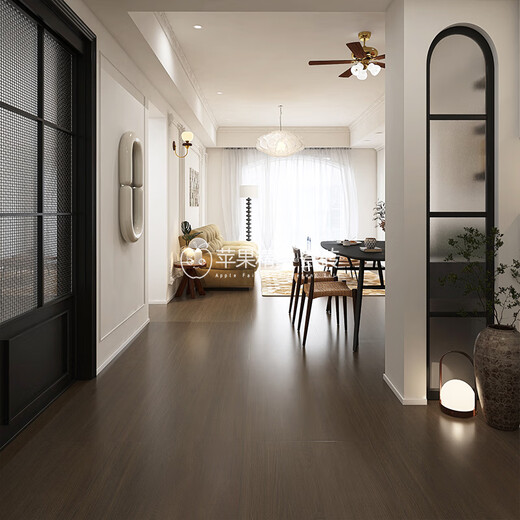
Apple Elf Cream Style 600x1200 Ultra White Embryonic Velvet Soft Light Tile Full-Porcelain Fish Bone Pattern Living and Dining Room Wood Grain Floor Tiles S6227[3C Appendix G-Double Zero Water Absorbent] 600x1200