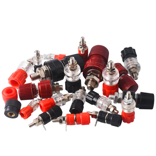 Zejie JS-910A terminal block 3/4/5/6/7.5mm333/555 copper terminal 910B900/999A 333 terminal 6mm black copper