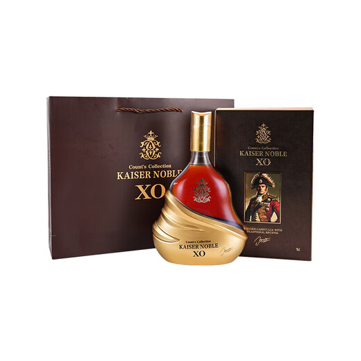 凯萨贵族KAISERNOBLE法国xo白兰地进口洋酒烈酒40度送礼 轩玛仕 700mL 1瓶 【新品上市】