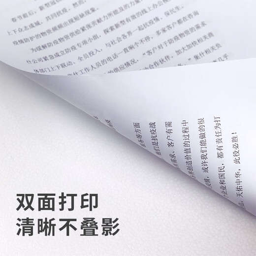 得力得力A3打印纸7375学生办公70克整箱4包木浆双面打印纸500张复印纸 得力7373-A3-70g-1包装500张