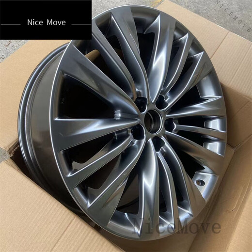 NICEMOVE is suitable for Toyota Highlander wheels 19-inch 20-inch RAV4 aluminum alloy steel rims modified Crown Lufang Lufang 20-inch black bright full brand wheels 10 inches 3.5J