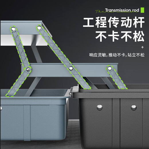 ValueMax reinforced clamshell multi-layer household plastic tool box multi-functional repair tool box parts storage box