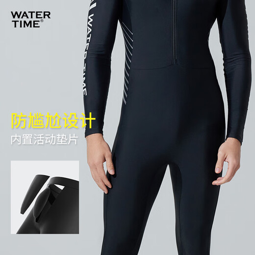 WATERTIME wetsuit men's swimsuit sun protection quick-drying surfing suit one-piece jellyfish suit snorkeling suit one-piece diving M