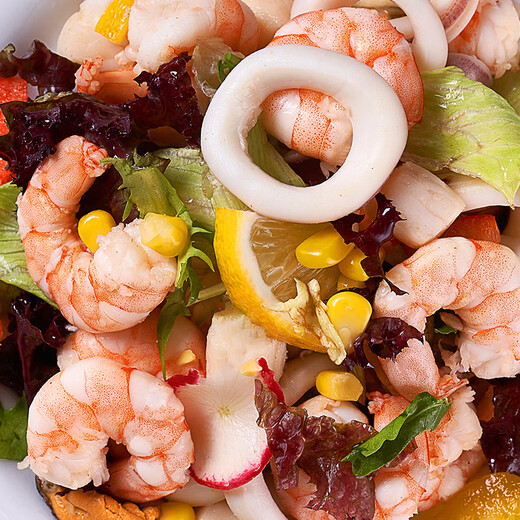 No. 1 Member Store Assorted Seafood 1 Jin Jin is equal to 0.5 kg Light hot pot ingredients seafood mussel meat shrimp squid scallop column