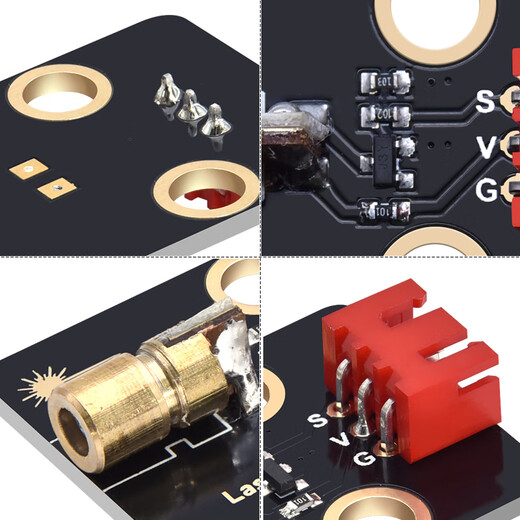 Laser head sensor module laser receiver 5V suitable for single chip development board maker arduino with plastic shell