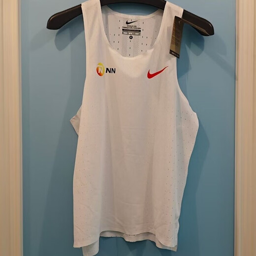 NBA Nike-Nike Sports Track and Field Vestido seco rápido Examen físico Competición Breatable Traje de entrenamiento Maratón Maratón Running Sports Men and Women Nike- [Jagua Fabric Full Pressing Glue Versión de Glue] White Single Hook Blue Flame 120 Nike-L+ (Versión de actualización de tela Jagua) 120-140