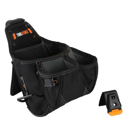 GJXBPTOOLSTACK quick-hang quick-release tool bag carpentry waist bag tool bag multi-functional large capacity double bag TSK02TS SK-02