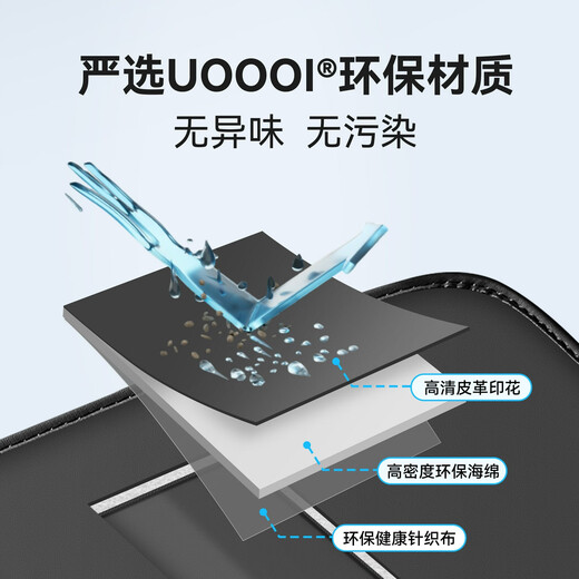 Yusenyi high-end car anti-kick pad car seat backrest chair back hanging bag children's cartoon back seat upgraded thickened version - dining table storage hanging bag funny tooth ghost