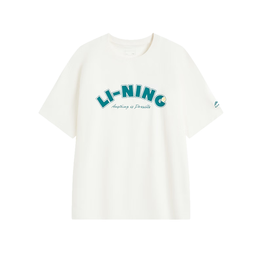Li ning (Futter) [Jinlang Sports] Herrensportinspiration Eissensen-Sense bequemer Feuchtigkeitsabsorbing und Schwitzen kurzärmeliges kulturelles Hemd AHSV683-1 Farbe S