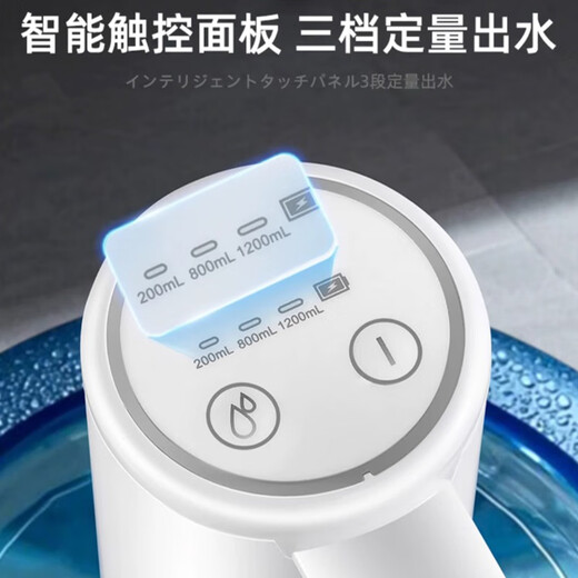 Sungsa Japanese bottled water pump automatic water supply electric water dispenser mineral water pump household water pump double pump quantitative water pump white