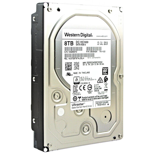 西部数据（WD） 企业级硬盘氦气机械硬盘8T16T18T20T22T24T26TB网络存储器NAS服务器硬盘SATA接口 8TB （HUS728T8TALE6L4） 企业盘