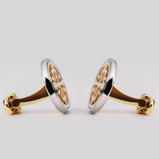 NOSSKISS New Gold and Silver Contrast Color Cufflinks High-end Simple Fashion Iris French Shirt Cuff Nails Birthday Gifts Golden Cross