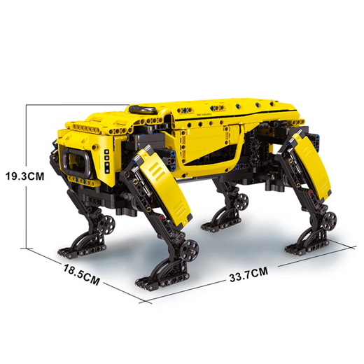 Belego Kinderprogrammierung Bausteine ​​Fernbedienung Roboter Elektrischer mechanischer Hund 6-14 Jahre alt