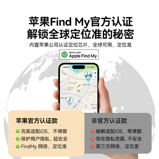 MOMAX (MOMAX) AIRTAG APPLE OFFICIEL DE POSITIFIER CERTIFICET POSITIONNEUR ANTI-LOSSING DE PROPIRATION GLOBAL