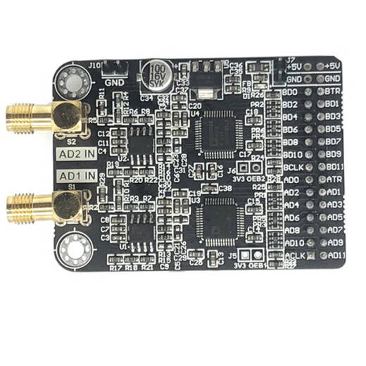 Ni Zhier Customizado Módulo AD de alta velocidad de doble canal AD9226 AD de 12 bits AD 65m Recolector de datos FPGA Suministro de alimentación Madre
