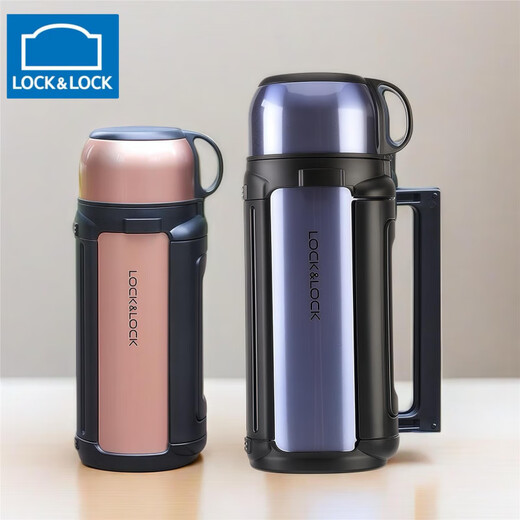 乐扣乐扣（locknlock）户外旅行车载大容量1L15L18L保温壶 lhc141 lhc1413蓝色-有背带14132L1.8L