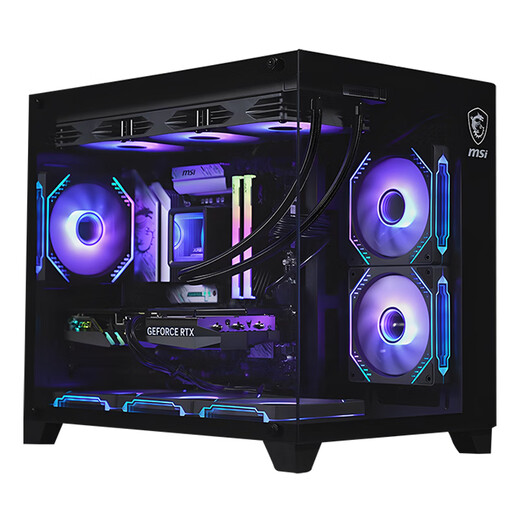 MSI Core i5/i7 14600KF/14700KF/5060Ti/5070Ti desktop assembly machine game e-sports Delta mobile computer host DIY complete machine sea view room configuration two 14700KF box丨16G丨512G丨No card