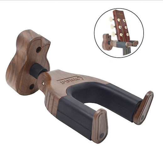 Ibanez punch-sans guitare folk mur vertical crochet basse ukulélé violon pipa crochet mur skateboard rack carré inférieur noire de couleur noyer