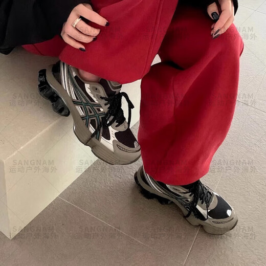 亚瑟士（asics）Kinetic Fluent春夏百搭GEL缓震跑步鞋男女同款休闲鞋 1203A591-101白银色 25 36
