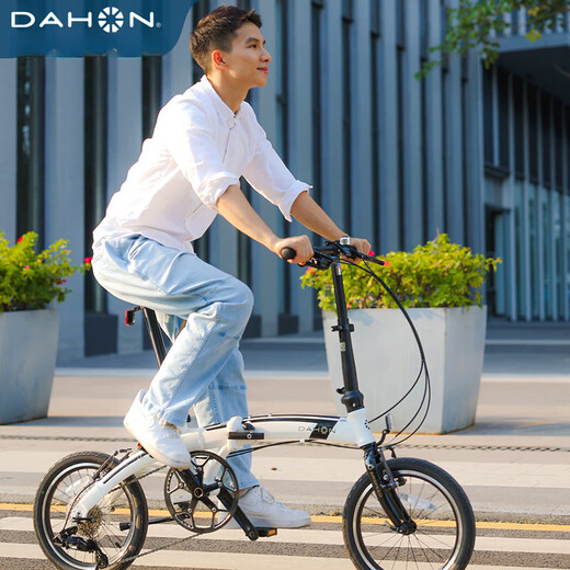 大行（DAHON）16寸迷你超轻9变速折叠自行车学生成人男女式单车PAA693 AIR海(蓝) 16英寸