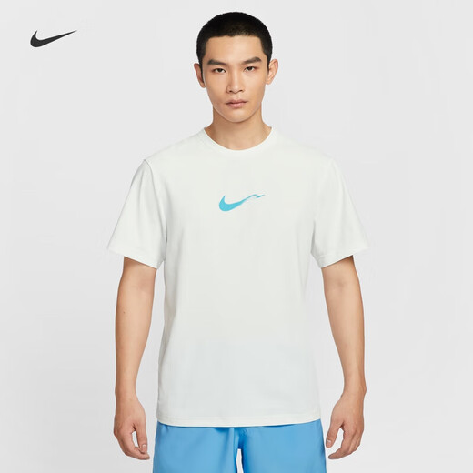 Nike Ropa para hombres de manga corta 2025 Summer Nuevo deportes al aire libre Burnisco transpirable y confortable Camiseta informal