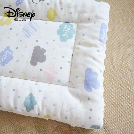 迪士尼（Disney）新生婴儿纯棉褥子尿垫宝宝可水洗棉花隔尿垫透气床垫被宝宝小垫子 森林童话 40*50cm(1个)