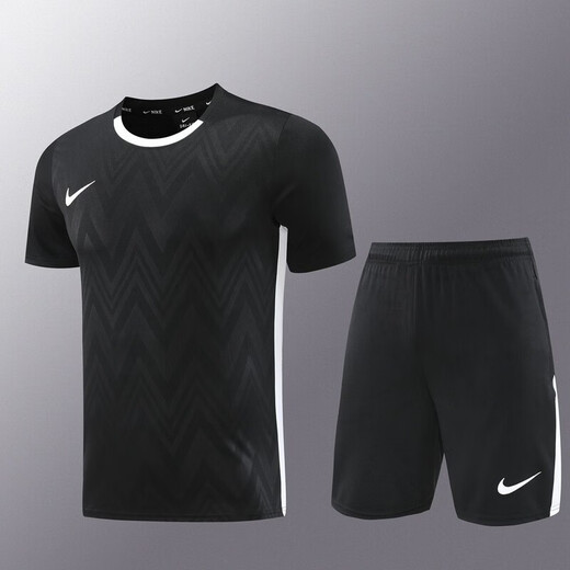 NBA Kids-nike Sports Nouveau entraînement de football d'athlétisme fonctionnant à sèche rapide Sports secs à manches courtes Shorts de sport Nike Nd06 Color Lan Shorts Set Nike S