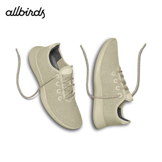 Allbirds [Father's Day Gift] Tennis Breathing Shoes Tree Runner Eucalyptus Casual Lightweight Breathable Casual Shoes Wheat Color 42 /M9 Men's Size