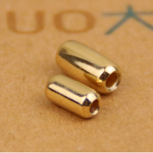 Shaoyu Takahashi Goro goros pure gold 18K gold solid gold beads loose bead accessories bracelet necklace accessories diy beads round beads S size 18K gold