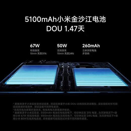 Xiaomi MIX Fold4, interest-free installments, optional new 5G mobile phone, Xiaomi Xiaomi folding screen, white, 24 installments, 16GB+1TB