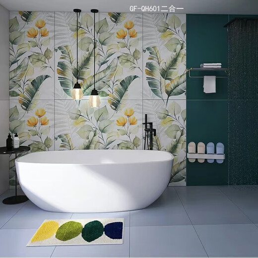 
Guanzhu flower tiles 600X1200mm2 piece bathroom living room background wall tiles GF-TPY12625QH single piece price