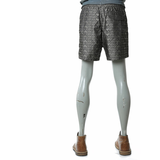 Armani / Armani Ea Men's Old Flower Eagle Mark Mark Beach Pantals décontracté shorts EM000583 AF12352 Blue foncé FB208 L