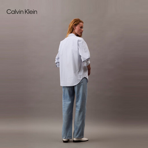 Calvin KleinJeans【凉感】【复刻90系列】25春夏女ck复古直筒牛仔裤47AB719 RDA-牛仔浅蓝 29