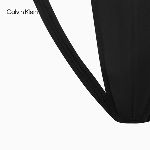 
Calvin Klein underwear 25 spring and summer new men's ck colorful waist light sexy hollow briefs double thong men's NB4233 UB1-Space Black 1 L