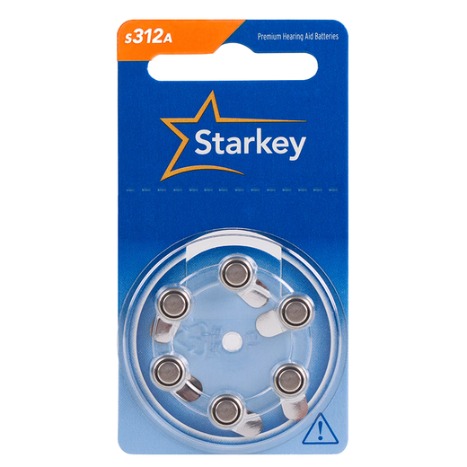 Aide auditive Stark Special Zinc Air Button Batterie 6 Capsules / version A13A312A10A675 Authentiques authentiques Stark S312A Batterie 6 Capsules / version