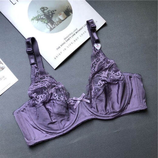 
Shan Nanwei [2694 people] European and American sponge-free sexy 200Jin [Jin equals 0.5 kg] Large size bra set, gather fat MM, brick red single piece bra 75D