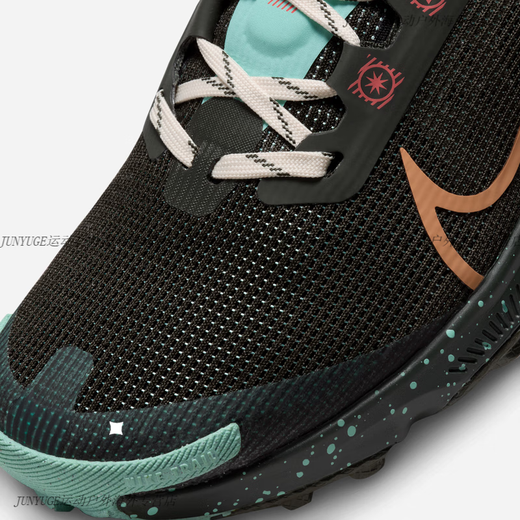 
Nike (NIKE) TERRA KIGER 9 Women's Cross-country Running Shoes Barefoot Experience DR2694 002 Black_Shallow Clear Blue_Small Path Red_Bright Sulphur 35.5