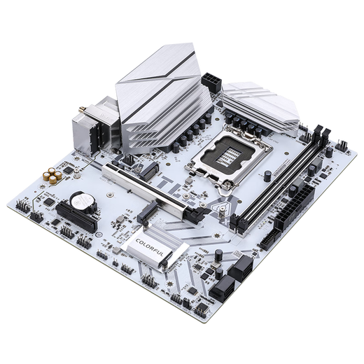 七彩虹 主板CPU套装BATTLE-AX B760M-G WHITE WIFI D5 小冷钢+英特尔(Intel)  i3-14100F  CPU套装