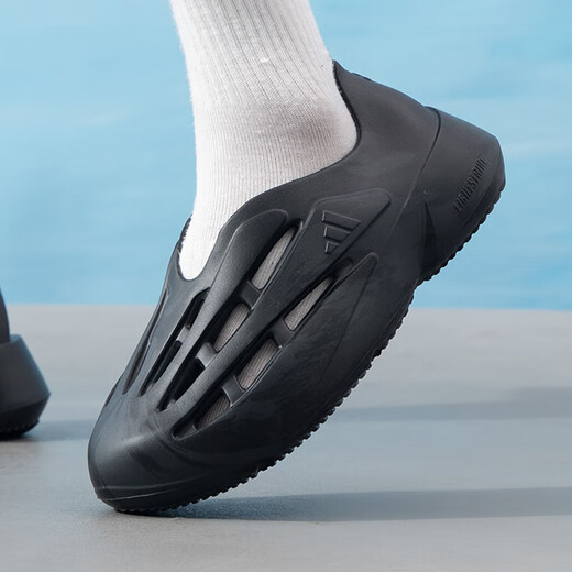 
Adidas casual shoes men's shoes women's shoes 2025 summer new sports shoes outdoor breathable hole shoes JH7039 JH7039 black/carbon black 44.5